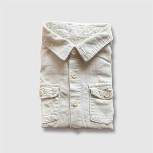 All kids items 5/$25 Juniors Off White Button-Up Corduroy Shirt